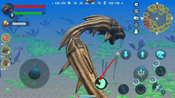 海底巨兽模拟器无限金币版
