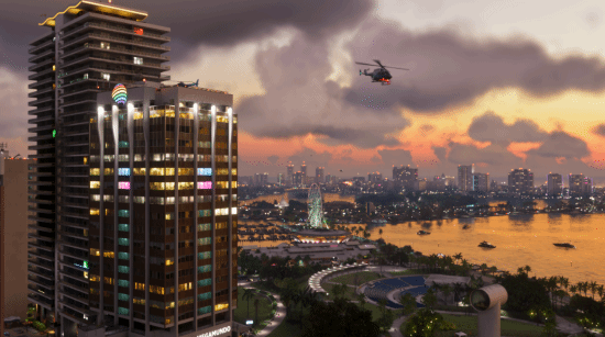 GTA6地图细节曝光：面积达GTA5两倍，开放世界无封锁，维斯特城规模翻倍