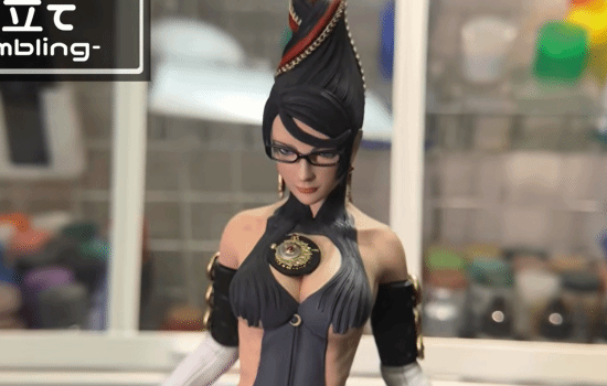 ヨンケル独立完成贝优妮塔3D打印手办,精准还原魔女时间与黑发战力
