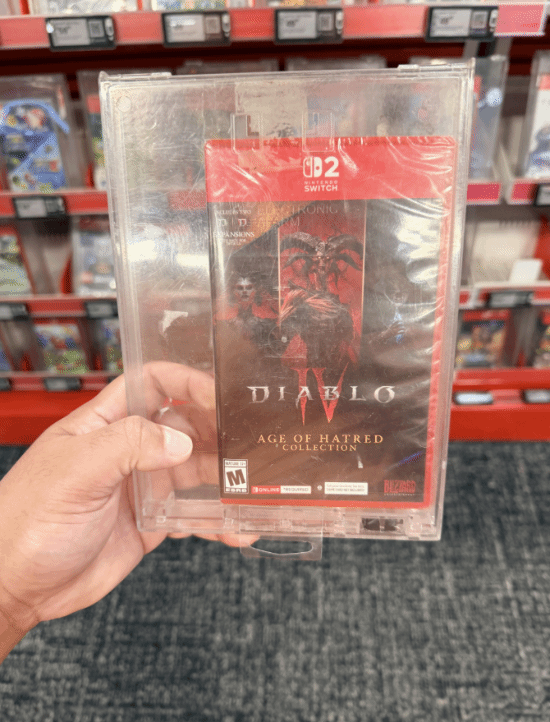 暗黑破坏神4:憎恨时代Switch 2实体版实拍曝光,含全内容下载码
