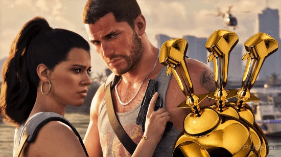 GTA6因发售晚于提名截止日缺席金摇杆奖,无缘冲击年度五大游戏全满贯
